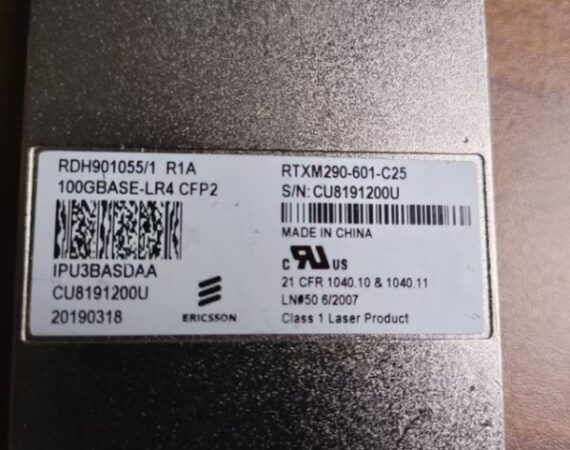 RDH 901 055/1, RTXM290-601-C25, IPU3BASDAA, 100GBASE-LR4 CFP2 1310nm 10km
