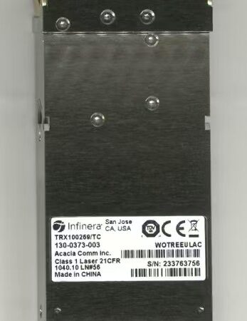 Infinera TRX100269/TC, 130-0373-001, WOTREEULAA,  CFP2 200GBase-DWDM 80km SMF